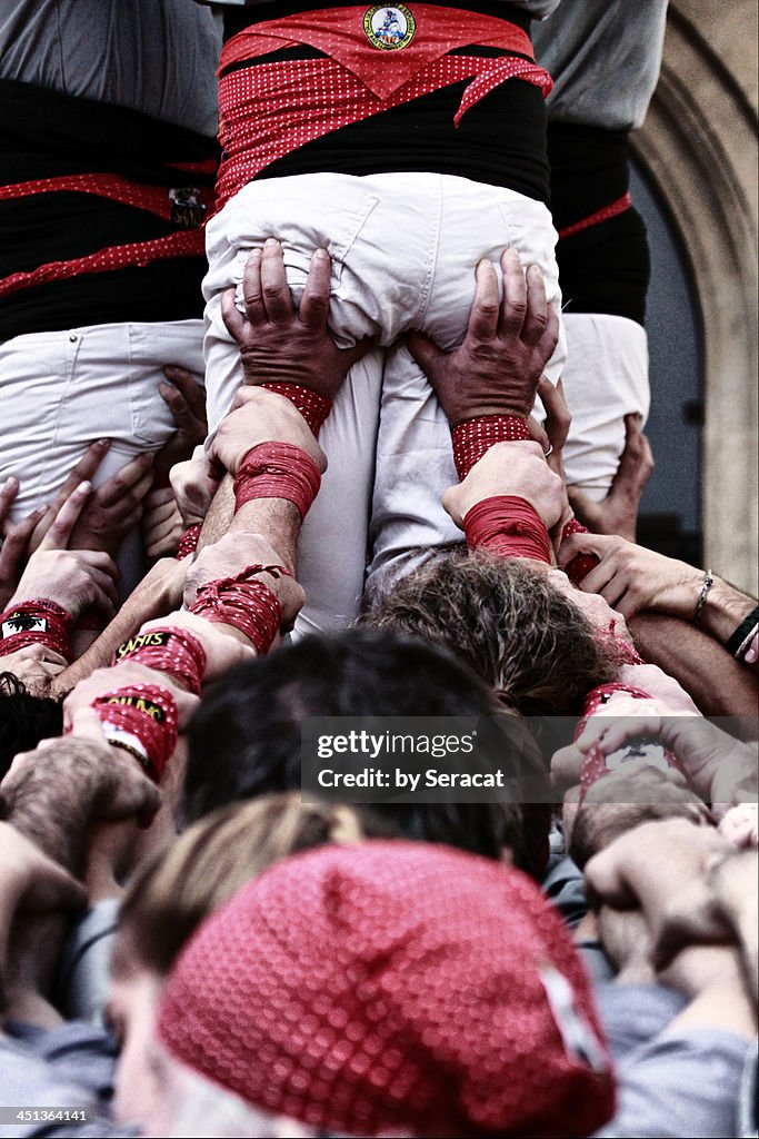 Catalan human tower