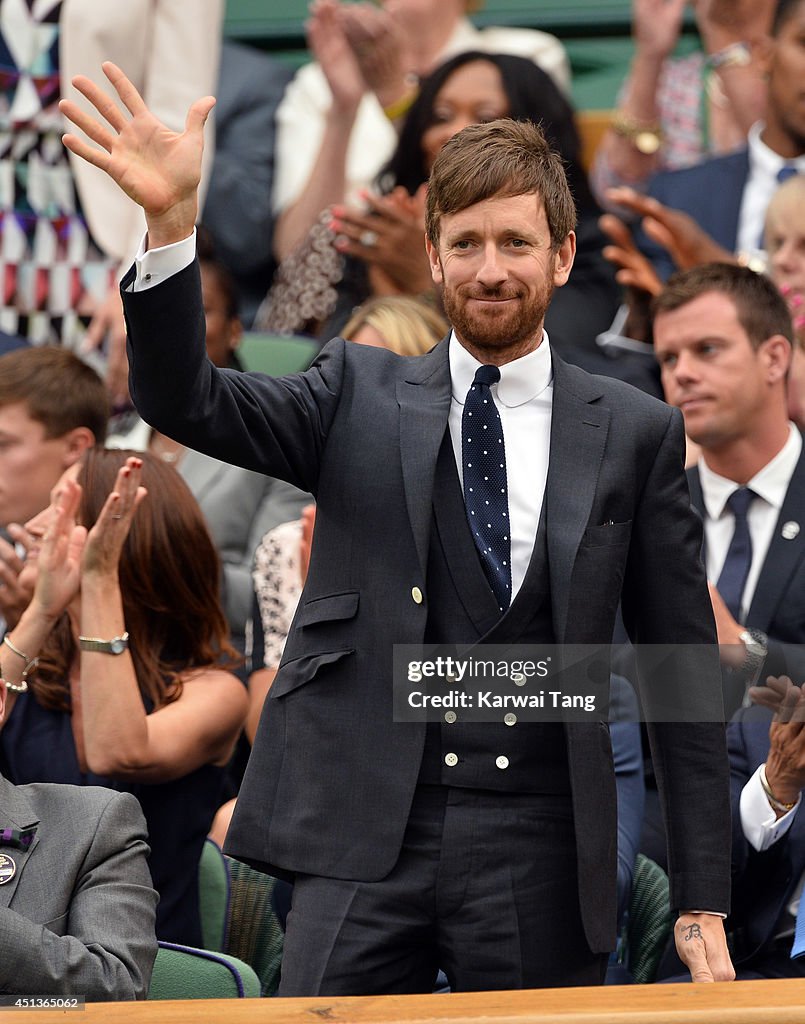 Celebrities Attend The Wimbledon Championships