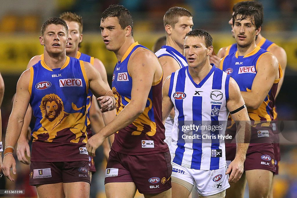 AFL Rd 15 - Brisbane v North Melbourne