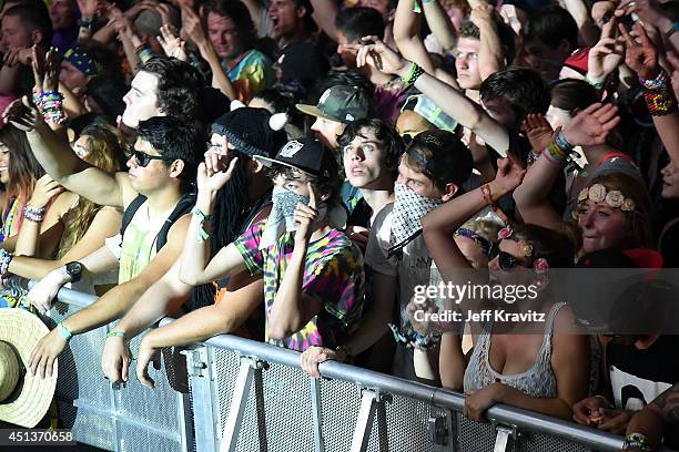 Atmosphere on Day 2 of the 2014 Electric Forest Festival on June 27, 2014 in Rothbury, Michigan.