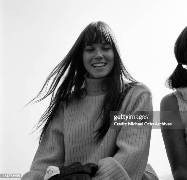 Actress Barbara Hershey poses in Los Angeles, California.