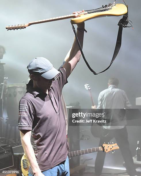 Jake Cinninger of Umphrey's McGee performs during Day 2 of the 2014 Electric Forest Festival on June 27, 2014 in Rothbury, Michigan.