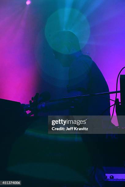 Joel Cummins of Umphrey's McGee performs during Day 2 of the 2014 Electric Forest Festival on June 27, 2014 in Rothbury, Michigan.