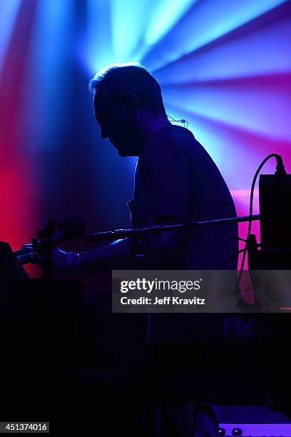 Joel Cummins of Umphrey's McGee performs during Day 2 of the 2014 Electric Forest Festival on June 27, 2014 in Rothbury, Michigan.