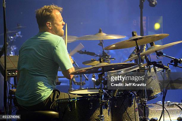 Kris Myers of Umphrey's McGee performs during Day 2 of the 2014 Electric Forest Festival on June 27, 2014 in Rothbury, Michigan.