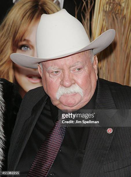 Actor Wilford Brimley attends the Did You Hear About the Morgans? New York premiere at Ziegfeld Theatre on December 14, 2009 in New York City.