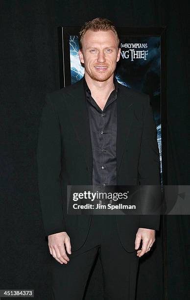 Kevin McKidd attends the premiere of Percy Jackson & The Olympians: The Lightning Thief at AMC Lincoln Square on February 4, 2010 in New York City.
