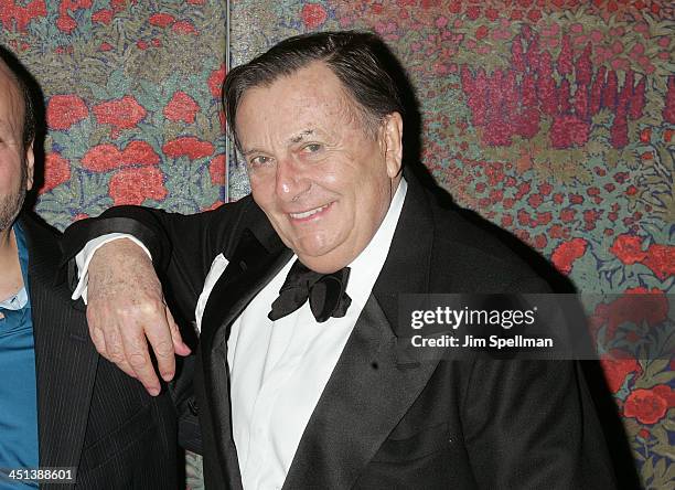 Actor Barry Humphries attends the opening night party for All About Me on Broadway at Brasserie 8 1/2 on March 18, 2010 in New York City.