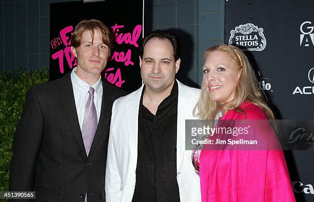Director Vaughn Juares and Producers attend the Gen Art Film Festival screening of Elektra Luxx at the School of Visual Arts Theater on April 9, 2010...