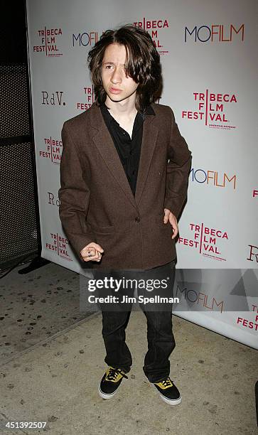 Lucian Maisel attends the premiere of Beware The Gonzo during the 9th annual Tribeca Film Festival at the RdV Lounge on April 22, 2010 in New York...