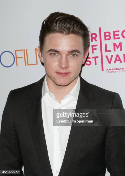 Jesse McCartney attends the premiere of Beware The Gonzo during the 9th annual Tribeca Film Festival at the RdV Lounge on April 22, 2010 in New York...