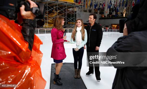 Natalie Morales, Annie Mae Weiss and Michael Weiss appear on NBC News' "Today" show --