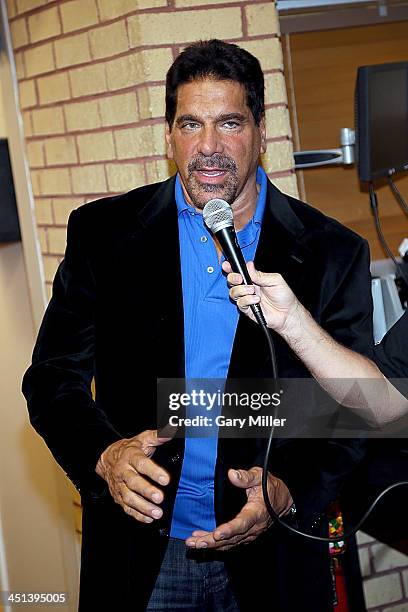 Lou Ferrigno appears at Discount Electronics while in town for Wizard World Austin Comic Con on November 21, 2013 in Austin, Texas.