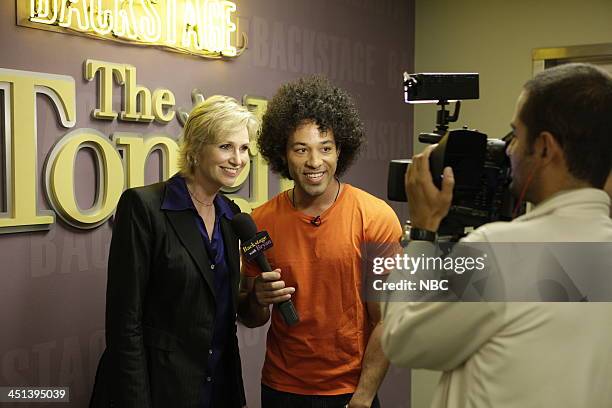 Episode 3897 -- Pictured: Actress Jane Lynch during an interview with Bryan Branly on September 20, 2010 --