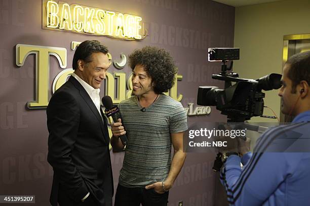 Episode 3900 -- Pictured: Actor Jimmy Smits during an interview with Bryan Branly on September 23, 2010 --