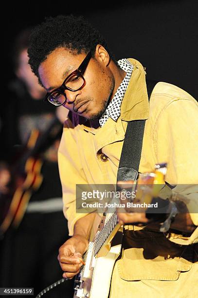 Theo Spielberg of Wardell performs NokiaRadio Mix Launch Party at Club Nokia on November 21, 2013 in Los Angeles, California.