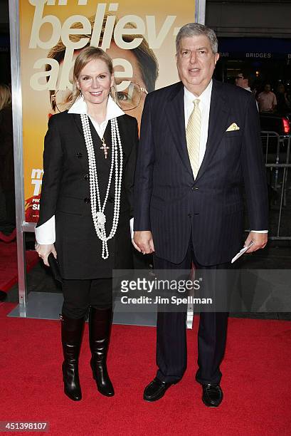 Composer Marvin Hamlisch with wife Terre Blair attend The Informant! New York premiere at the Ziegfeld Theatre on September 15, 2009 in New York City.