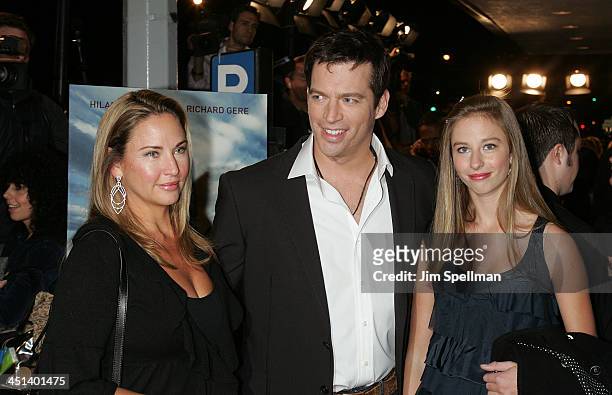 Jill Goodacre and Harry Connick Jr. Attend the premiere of Amelia at The Paris Theatre on October 20, 2009 in New York City.