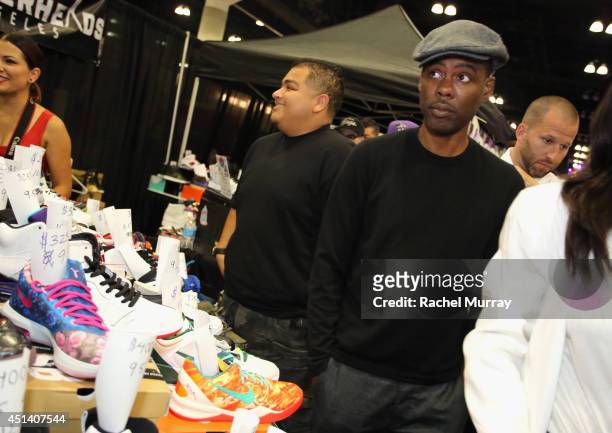 Chris Rock attends Fan Fest - AT&T, Geico, Poetic Jeans, Sneaker Con, Tennis, Xbox, Health And Wellness, Nickelodeon, Opening Concert, Centric...