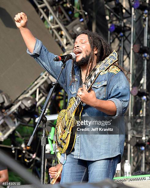Stephen "Ragga" Marley performs during Day 3 of the 2014 Electric Forest Festival on June 28, 2014 in Rothbury, Michigan.