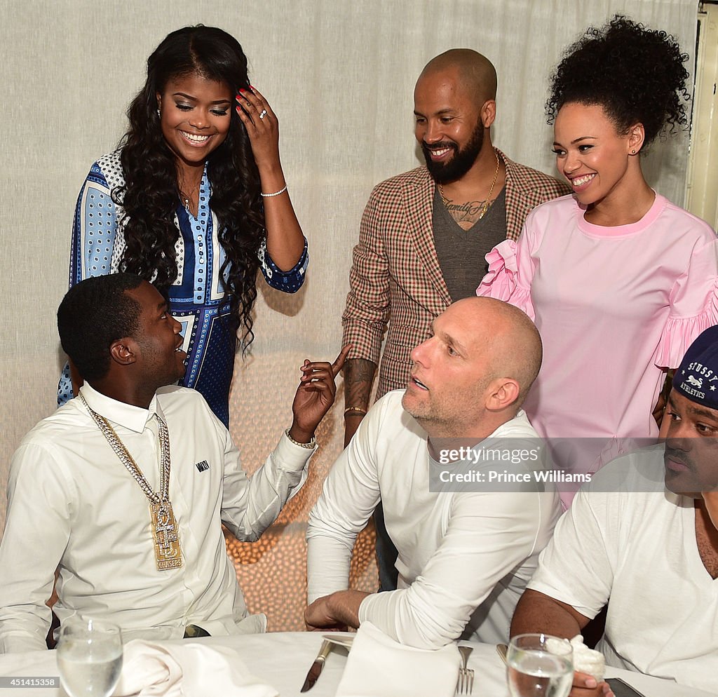 Meek Mill, Karen Civil, Kenny Burns, Steve Rifkin and Elle Varner ...