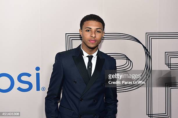 Recording artist Diggy Simmons attends the "PRE" BET Awards Dinner at Milk Studios on June 28, 2014 in Hollywood, California.