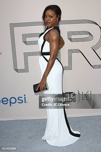 Actress Nadine Ellis attends "PRE" BET Awards Dinner at Milk Studios on June 28, 2014 in Hollywood, California.