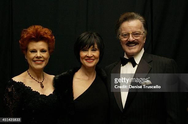 Vera Goulet, Chita Rivera and Robert Goulet at The Black and White Ball 2002 honoring Broadway legend Chita Rivera, who was named Woman of the Year...