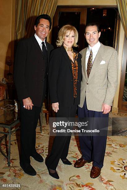 Wayne Newton, Phyllis McGuire and Chairman and CEO of MGM Alex Yemenidjian at the advance screening of John Woo's Windtalkers