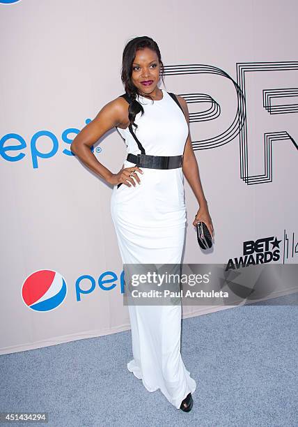 Actress Nadine Ellis attends the Pre "BET Awards" Dinner at Milk Studios on June 28, 2014 in Los Angeles, California.