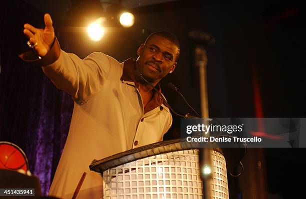 Michael Irvin during Joe and Gavin Maloof Celebrity Roast at Palms Hotel in Las Vegas, Nevada.