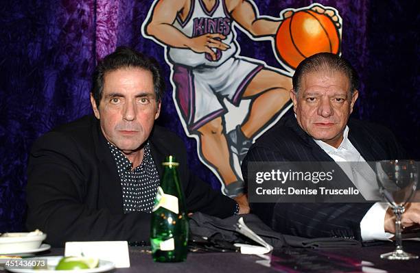 David Proval and Villa during Joe and Gavin Maloof Celebrity Roast at Palms Hotel in Las Vegas, Nevada.