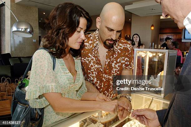 Christine and Dave Kushner during Fantasy Suite Gifting Lounge Hosted By The Palms Hotel and Casino Resort and 944 Magazine at The Palms Hotel and...