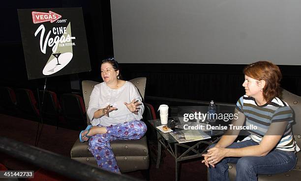 Allison Anders during CineVegas Film Festival 2003 - Krispy Kreme Presents Doughnuts With Allison Anders at The Palms Casino Resort in Las Vegas,...