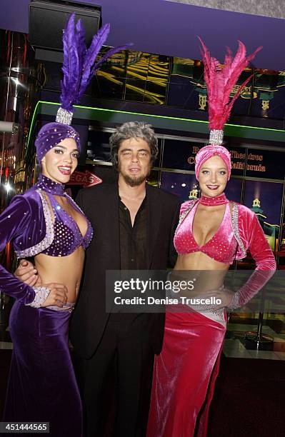 Benicio Del Toro during CineVegas Film Festival 2003 - Screening Of Breakfast With Hunter at The Palms Casino Resort in Las Vegas, Nevada.