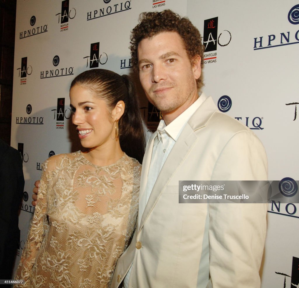 Ana Ortiz and Noah LeBenzon during Hpnotiq and TAO Las Vegas Hosts... News Photo Getty Images