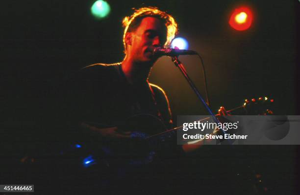 American rock group the Dave Matthews Band performs on stage at the Wetlands Preserve nightclub, August 19, 1993.