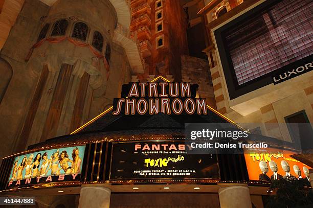 Atrium Showroom during FANTASY Re-Launch - Choreographed By Chris Judd and Eddie Garcia at Luxor Hotel and Casino Resort in Las Vegas, Nevada, United...