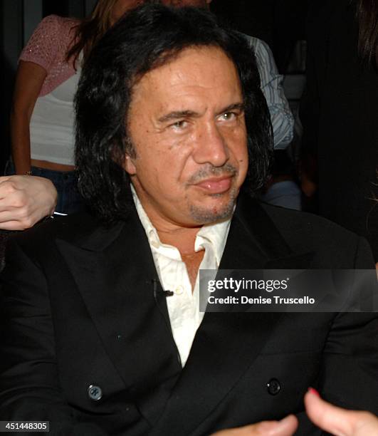 Gene Simmons during Gene Simmons' Birthday Party - August 25, 2005 at The Palms Hotel and Casino Resort in Las Vegas, Nevada.