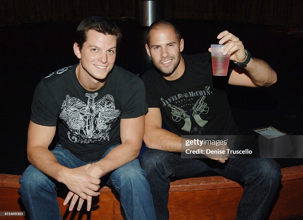 Frank Roessler and Steven Hill during MTV'S Real World Las Vegas... News Photo Getty Images