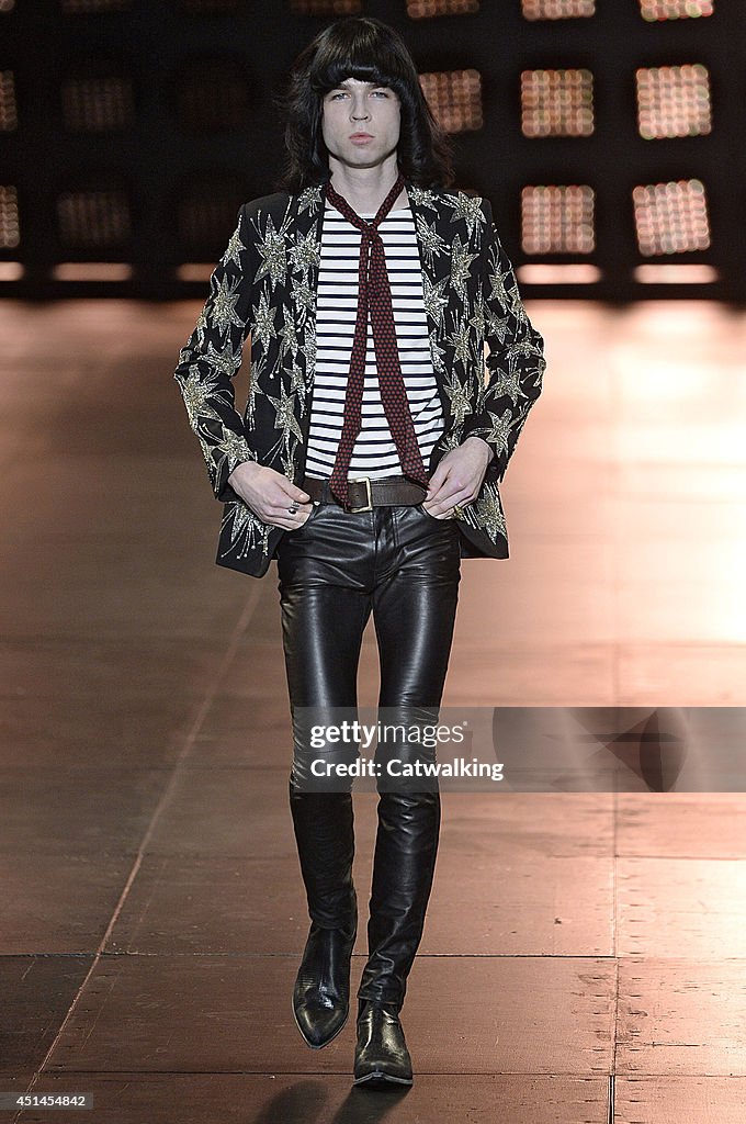 Saint Laurent - Mens Spring 2015 Runway - Paris Menswear Fashion Week