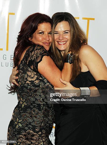 Perla Hudson and Gilligan Stillwater arrives at Jet Nightclub at The Mirage Hotel and Casino on July 24, 2009 in Las Vegas, Nevada.