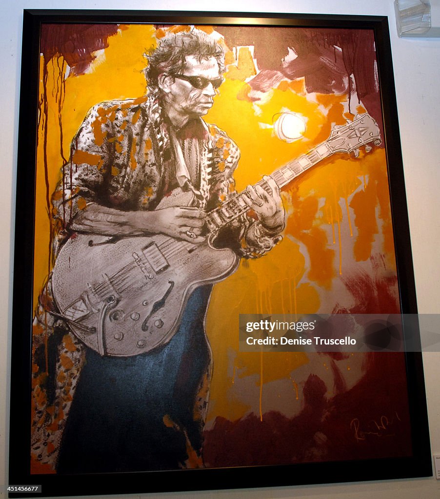Ronnie Wood - Out Of The Studio - Art Exhibit Opening
