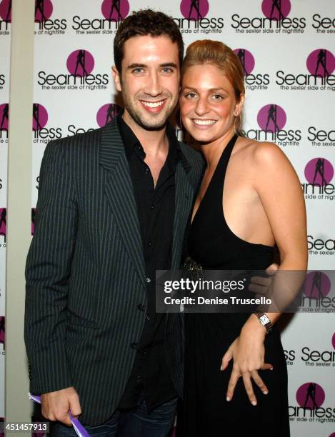 Ben Russo and Jen Garcia during Seamless Adult Ultra Lounge Grand Opening at Seamless Adult Ultra Lounge in Las Vegas, Nevada.