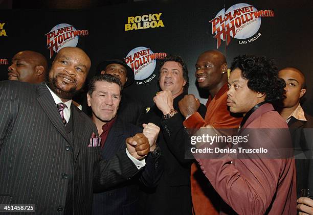 Eddie Muhammed, Vito Antufermo, Sylvester Stallone, Antonio Tarver and Harlan Lonnie Smith