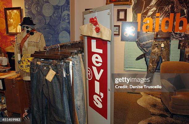 Inside Levi's Dry Goods during 2006 Park City - Levi's Dry Goods - Day 1 at Main Street in Park City, Utah, United States.