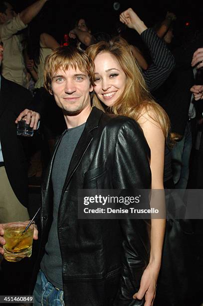 Jesse Warren and Autumn Reeser during Autumn Reeser Celebrates Boyfriend Jesse Warren's Birthday at TAO Nightclub at The Venetian Hotel and Casino...