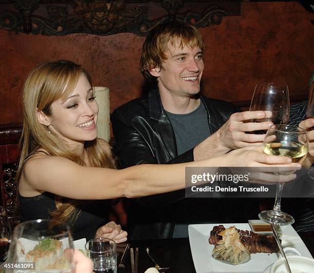 Autumn Reeser and Jesse Warren during Autumn Reeser at TAO Asian Bistro at The Venetian Hotel and Casino Resort - January 06, 2007 at TAO Asian...