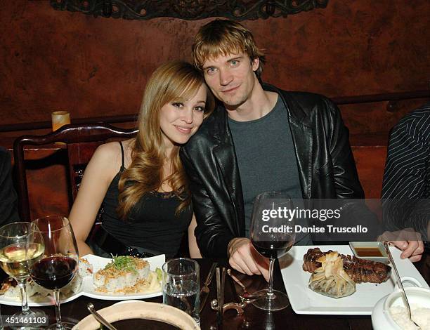 Autumn Reeser and Jesse Warren during Autumn Reeser at TAO Asian Bistro at The Venetian Hotel and Casino Resort - January 06, 2007 at TAO Asian...