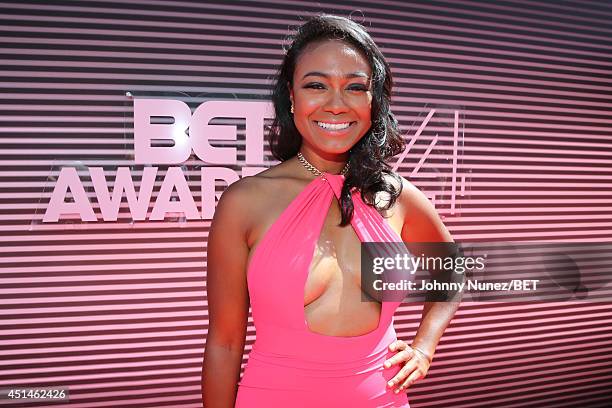 Actress Tatyana Ali attends the BET AWARDS '14 at Nokia Theatre L.A. LIVE on June 29, 2014 in Los Angeles, California.